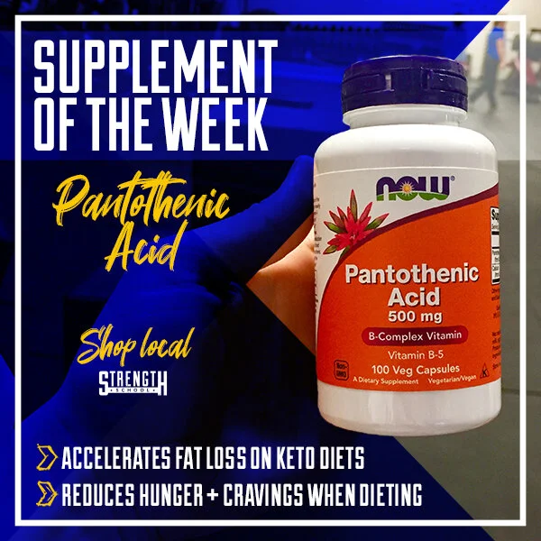 Pantothenic Acid Supplement for Weight Loss and Acne Strength School